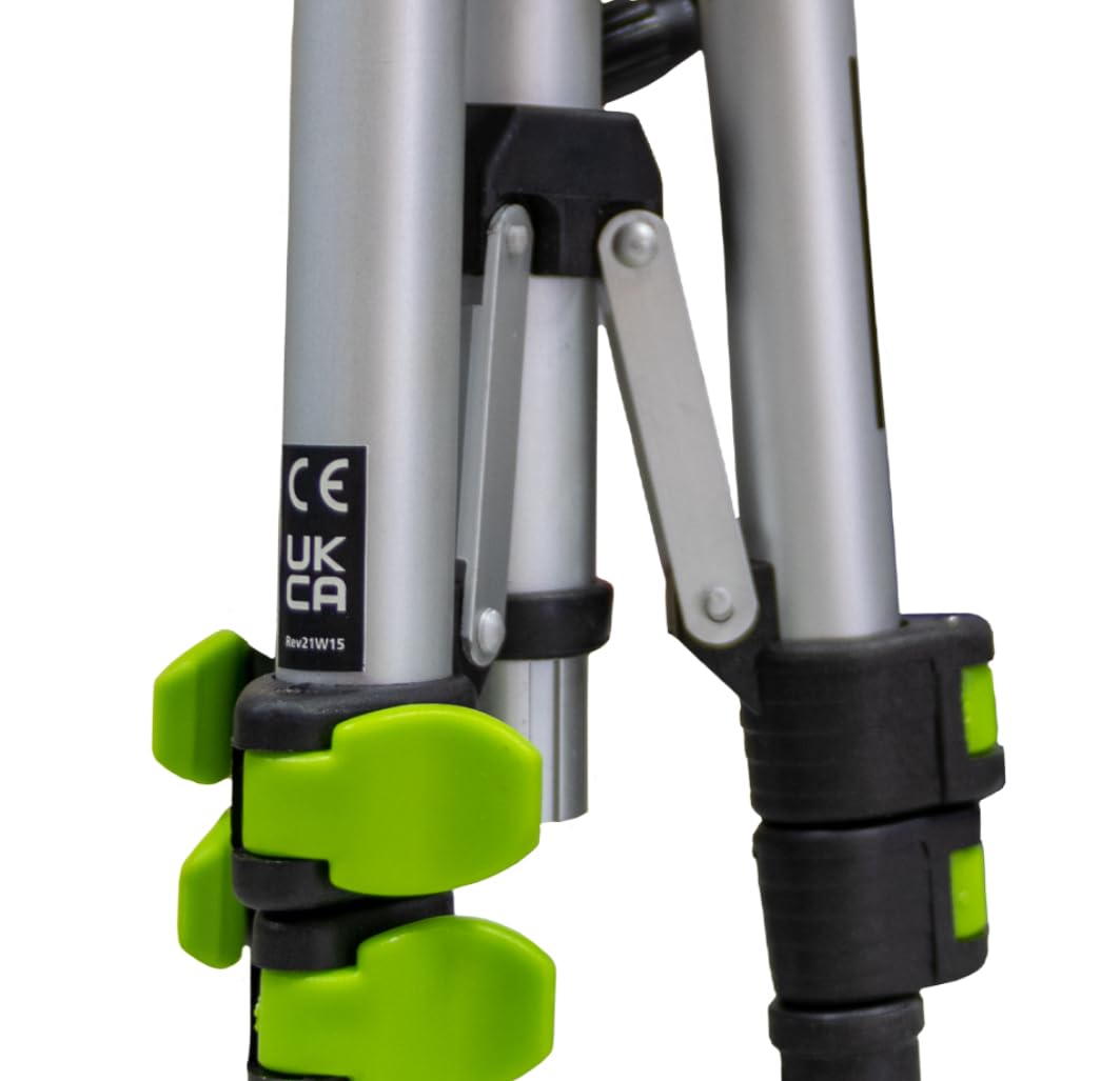 Laserliner VarioStand Trépied compact en aluminium pour appareils de mesure laser avec filetage 1/4", réglable en hauteur de 17,5 à 44,5 cm, léger et robuste