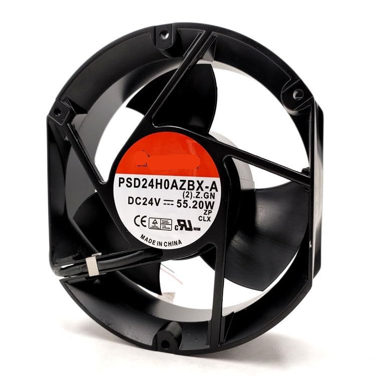 PSD24H0AZBX-A (2).Z.GN 24V DC 55W 17251 172x150x51mm High Airflow Axial Fan for Inverters & Industrial