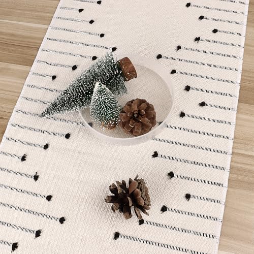 13-x-72-Inches-Boho-Table-Runner-with-Tassels-for-Dining-Room-Kitchen-Home-Farmhouse-Coffee-Table-decor-Thanksgiving-Christmas-Decor-Modern-Neutral-Table-Runners 13 x 72 Inches Boho Table Runner with Tassels for Dining Room Kitchen Home Farmhouse Coffee Table decor Thanksgiving Christmas Decor Modern Neutral Table Runners