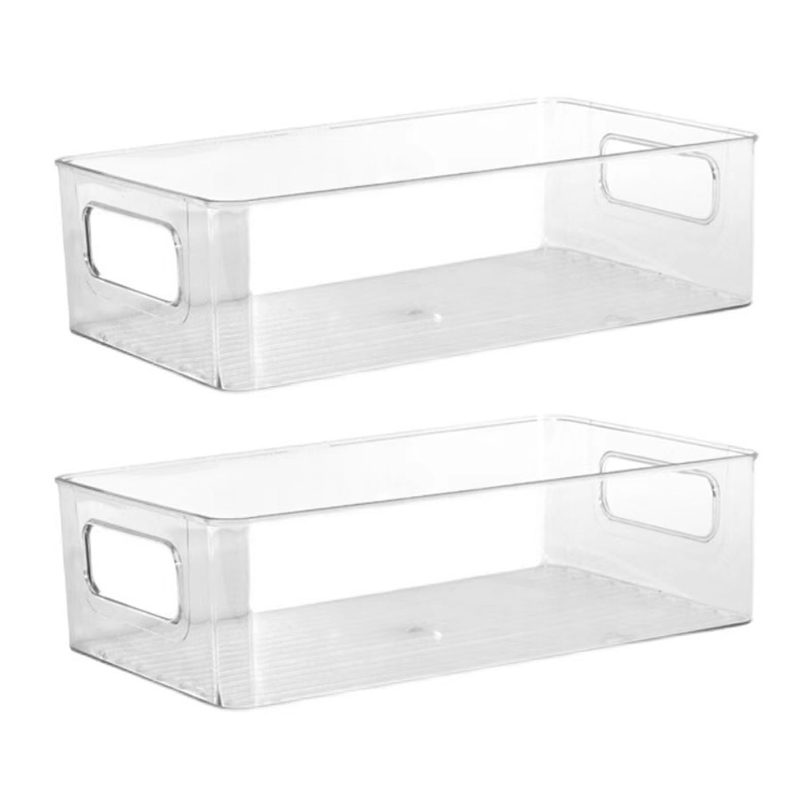 MJINA Acrylic Storage Box Desktop Cosmetics Transparent Plastic Box Drawer Organizers Set Clear Desk Bin for Makeup Jewelries Sundries(14)