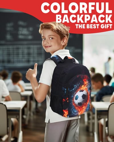 Soccer Backpack, Soccer Gifts Backpack for Men Women2