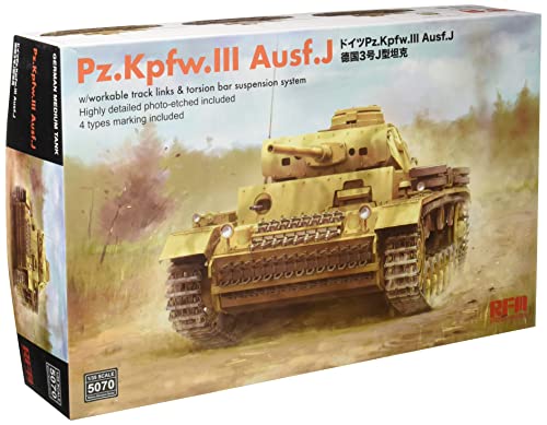 Pz. Kpfw. III Ausf. J RFM5070 Rye Field Model 1:35 avec ajustement parfait sans bavure