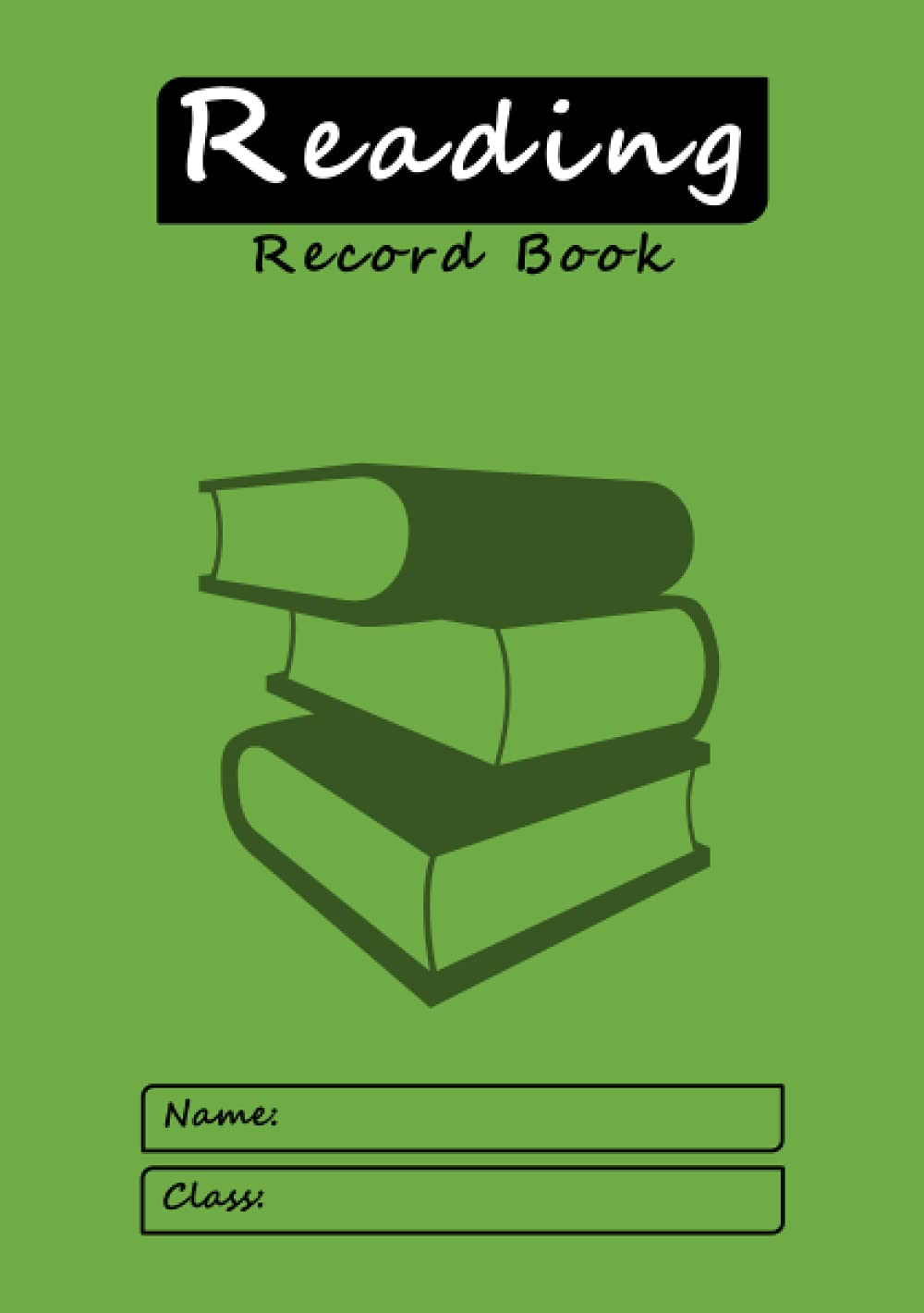 Reading Record Book: A5, 64 Page, 250 Slots (Spaces), Reading Diary Journal Log for Primary School Children Kids Pupils (Homeschooling) - Green