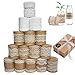 16 kit di rotoli di nastri di pizzo in iuta di tela naturale nello Sparta's Store. Include 12× rotoli di Nastro di tela di iuta con pizzo, 2 ×Merletto bianco pizzo nastro e 2× Merletto Cotone Pizzo!