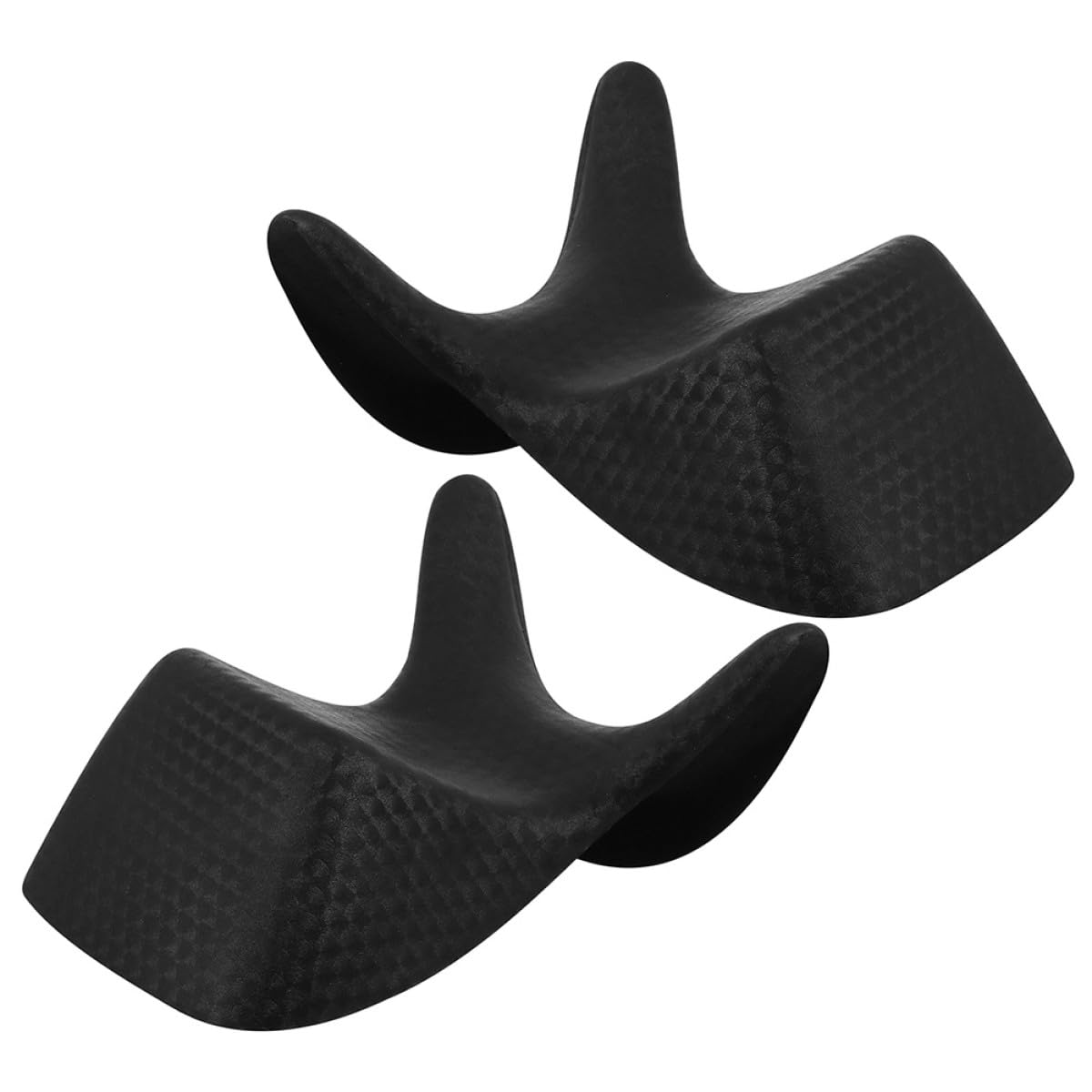 DOITOOL Coussin Repose-Nuque en PVC Ergonomique Antidérapant pour Lit de Beauté, Lot de 2 Pièces Confortable pour Lavage des Cheveux à Domicile ou Salon