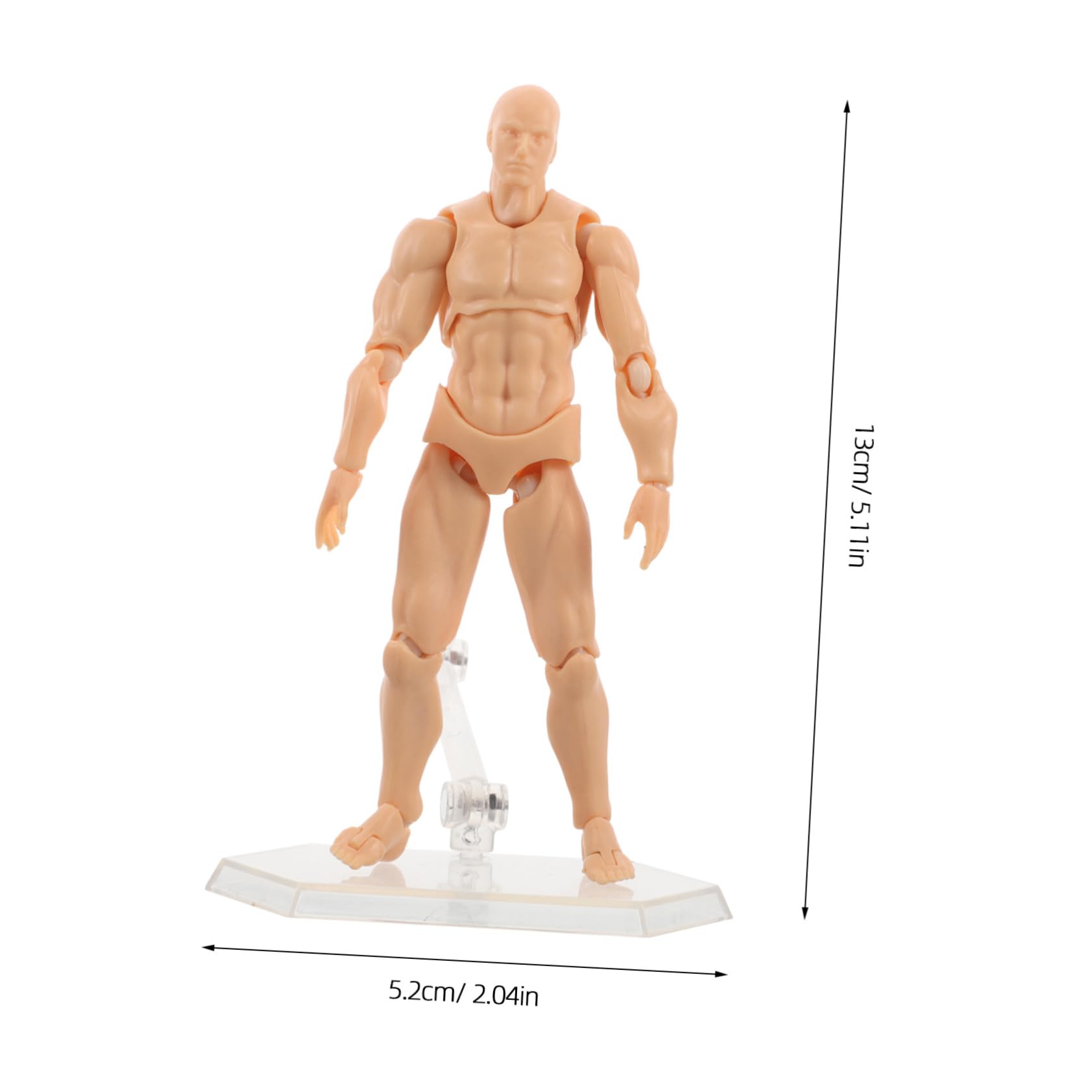 KONTONTY Artist Drawing Stand with Action Figure Versatile Poses for Artistic Creation