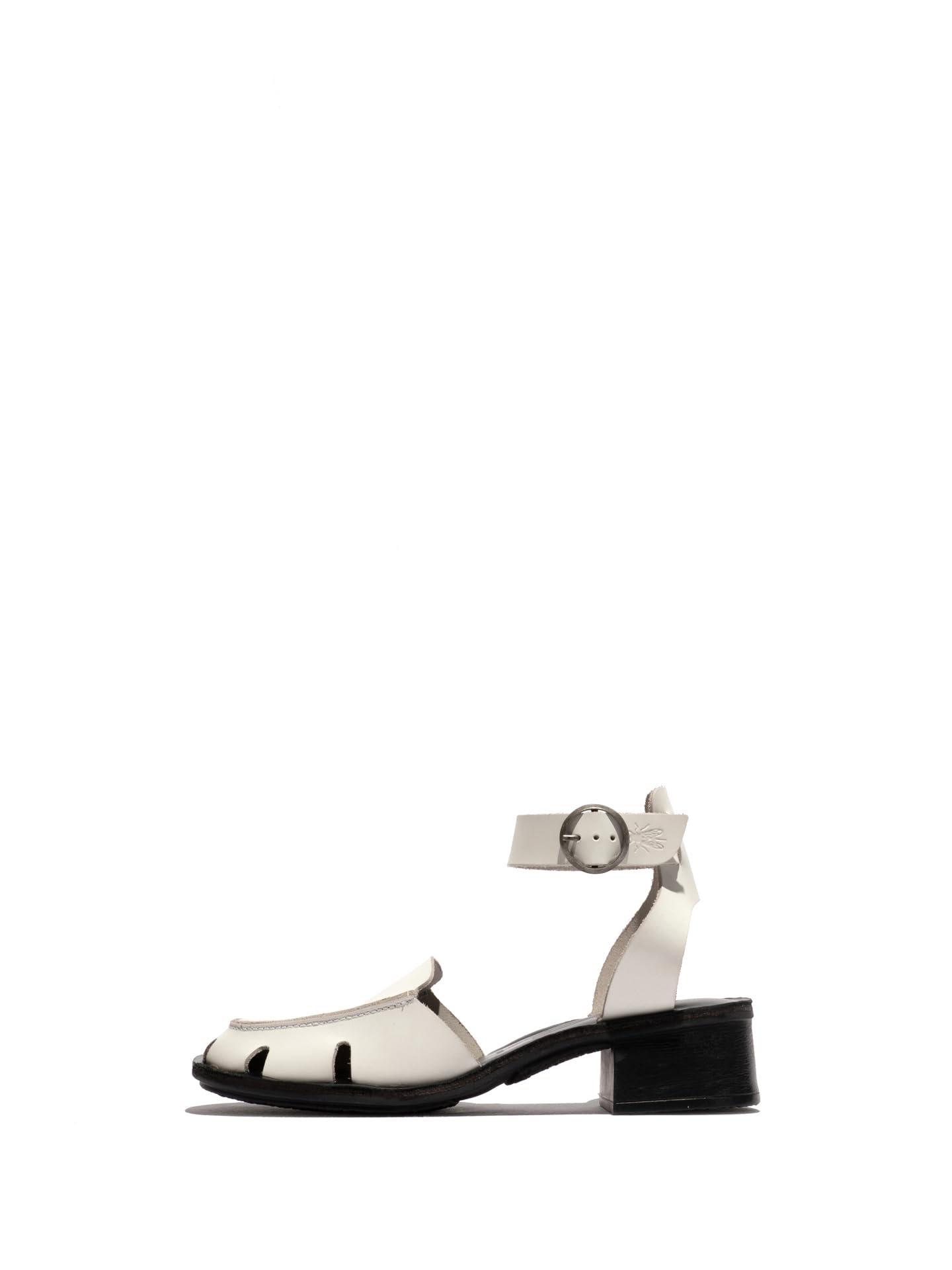 Fly London EROL421FLY, Sandal Women's Fashion Shoes, WHITE/BLACK, 6
