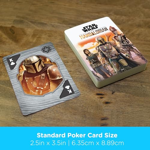 Baraja de Cartas Star Wars The Mandalorian Tamaño Poker miniatura 7