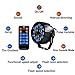 DJ Lights,SAHAUHY 18 LED Professional Stage Lights RGBW Mixed Effect Up Lights with Remote Control Sound Activated LED Par Lights for Party Club Wedding Church Christmas(8Packs)