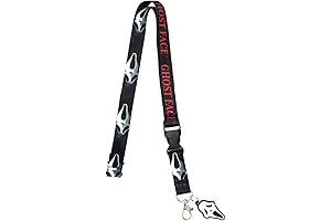 Ghostface Lanyard with Clear ID Sleeve