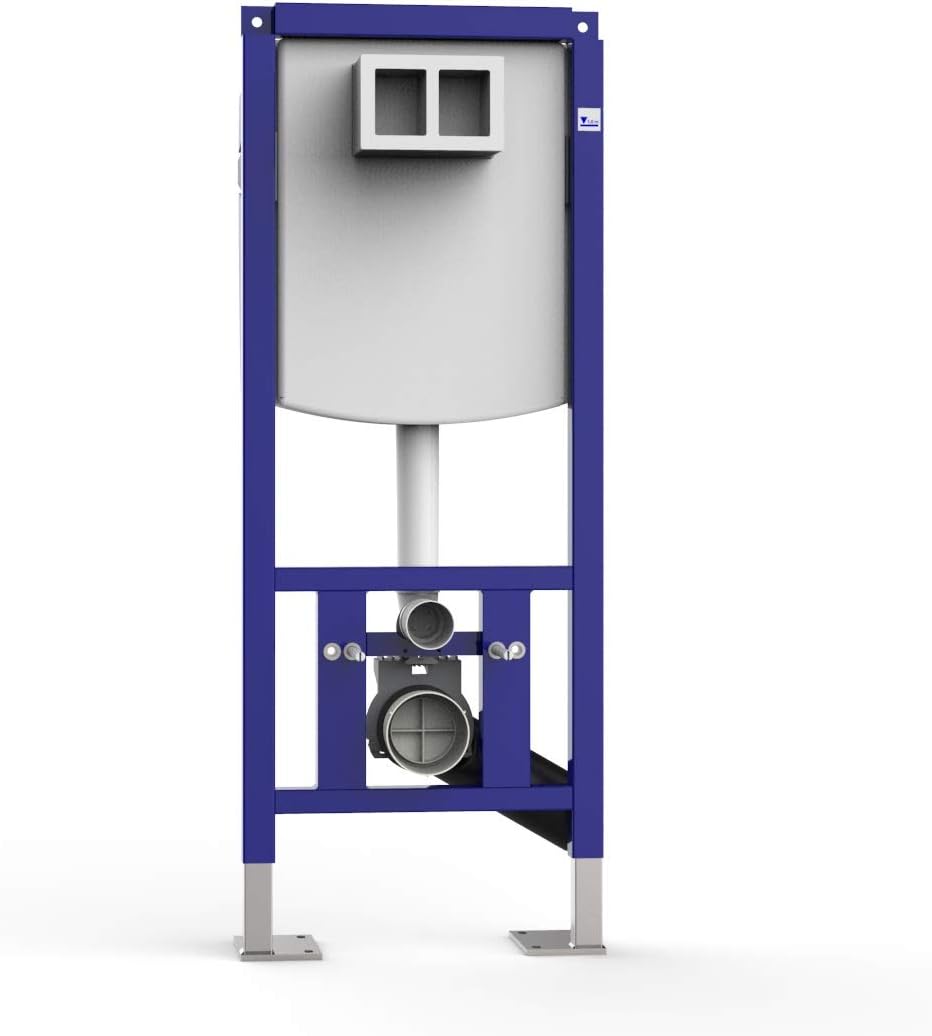 Sanit Element INEO Plus 90.724.00.0000 Installation Frame for Wall Toilet without Actuator Plate 2 Flushes Grey