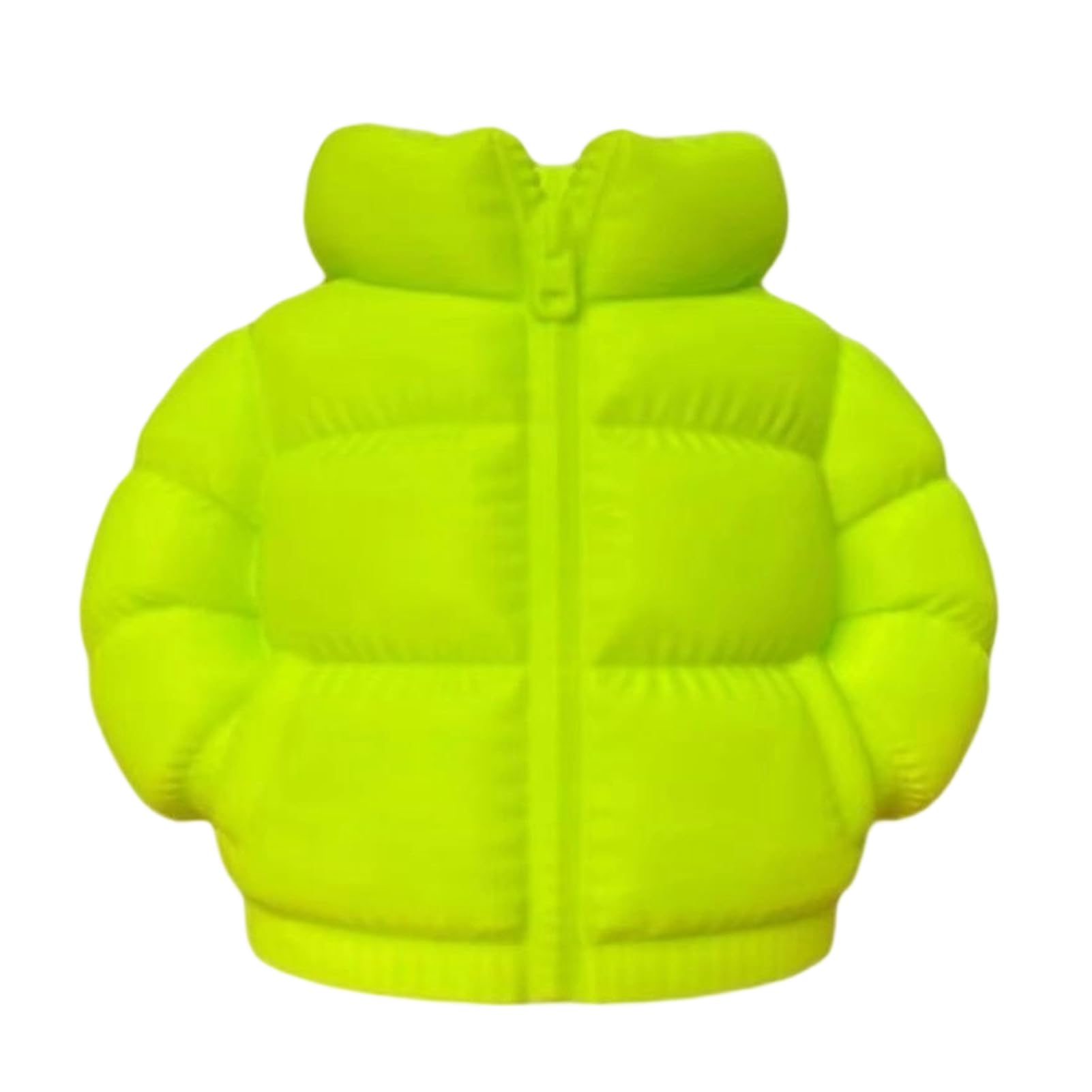 Glifora Rainbow Down Coat Pen Holder - 3D Printed Puffer Jacket Desk Organiser, Creative Storage for Stationery and Brushes