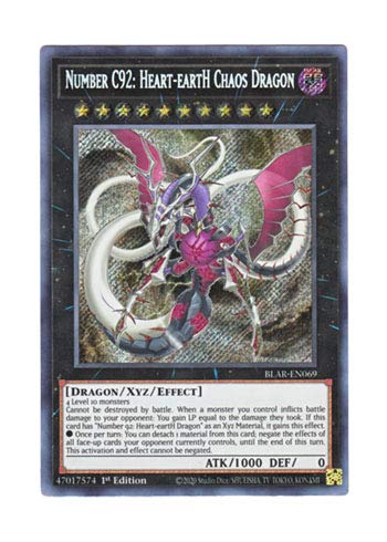 Amazon.co.jp: 遊戯王 英語版 BLAR-EN069 Number C92: Heart-eartH 