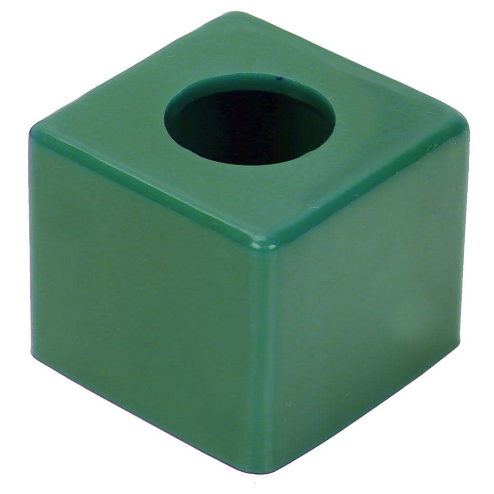 T best Billiard Chalk Holder, Portable Lightweight Snooker Cue Chalk Holder Billiard Pool Cue Chalks Carrier Case Protective Cover Billiard Accessory(Green)