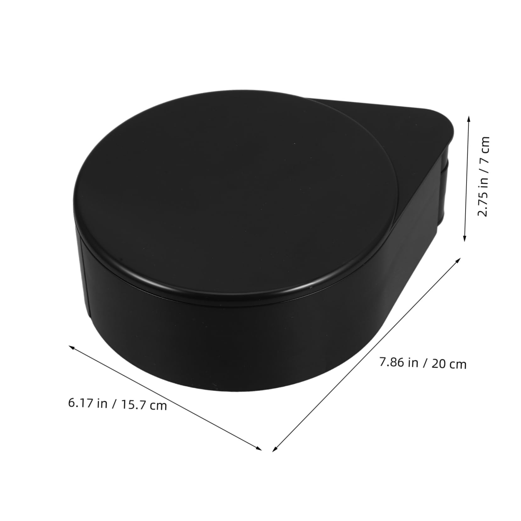 ULTECHNOVO Bar Sugar Rimmer Salt Box Tiered Plastic Storage for Cocktails Essential Tool for Bartender Home Use