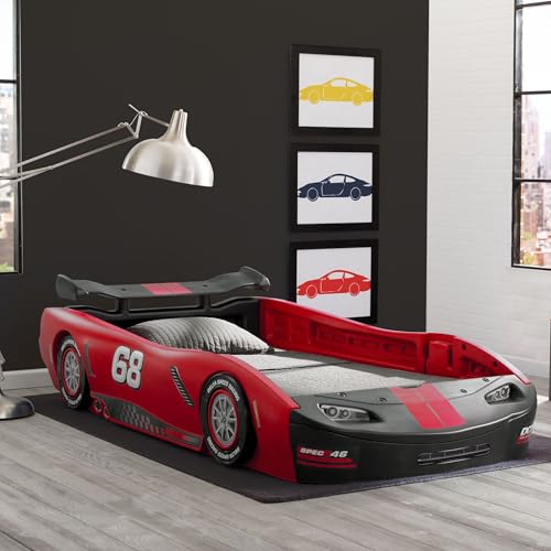Delta Children Turbo Race Car Twin Bed