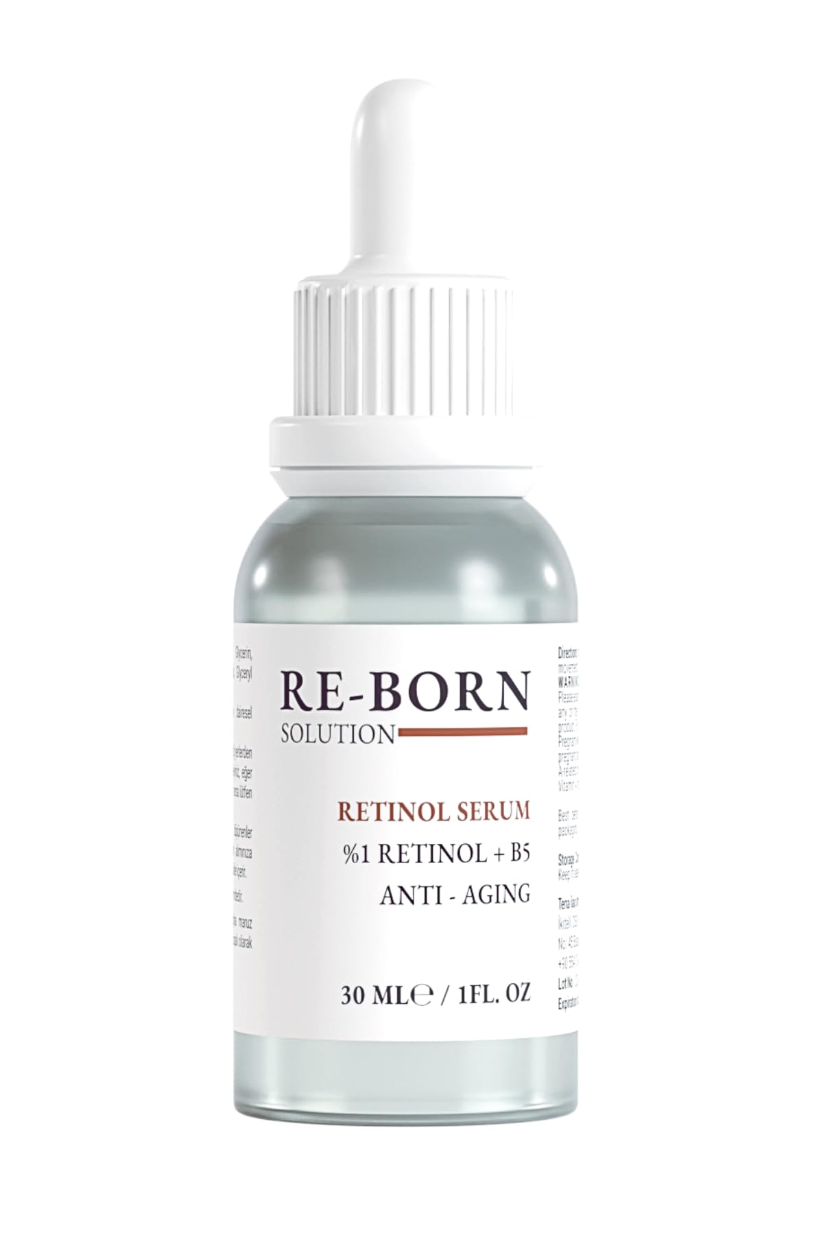 Retinol Serum%1 Retinol + B5 Anti - Aging, 30 ml