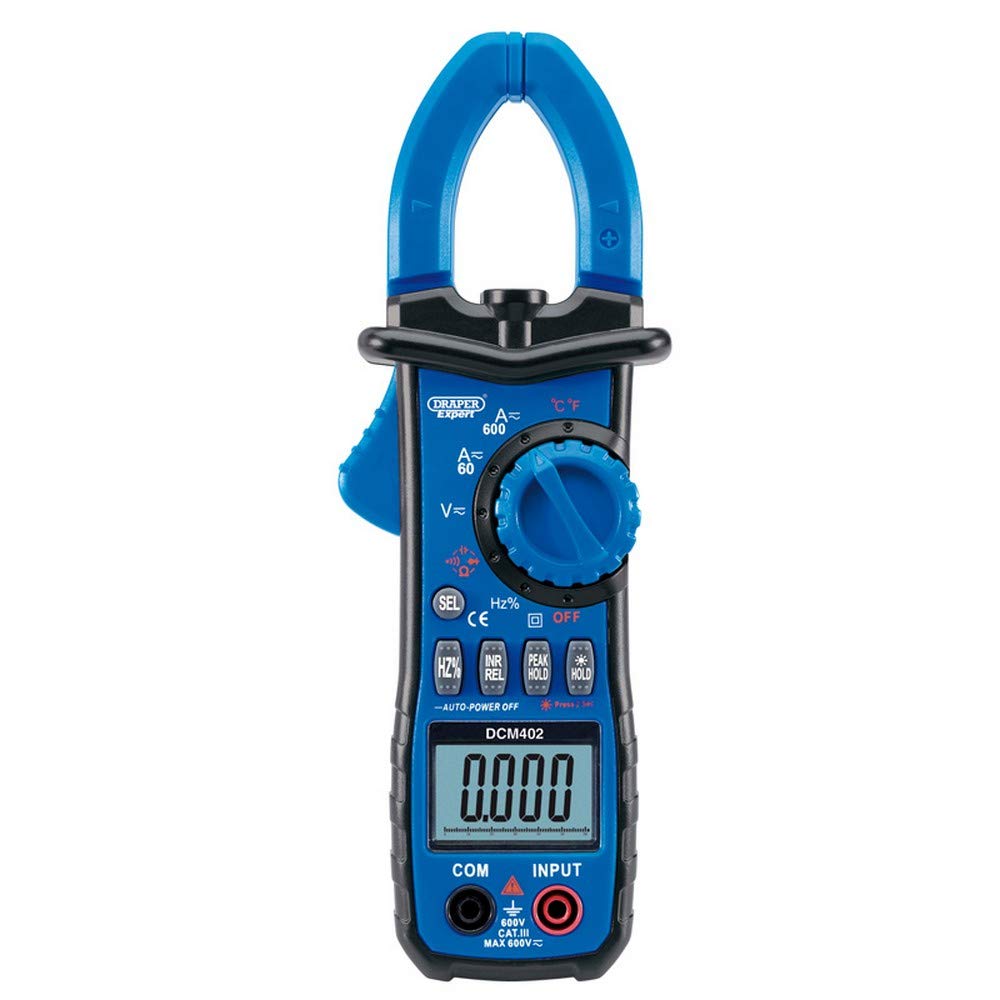 Draper Blue 41967 Digital Clamp Meter (Auto And Manual-Ranging)