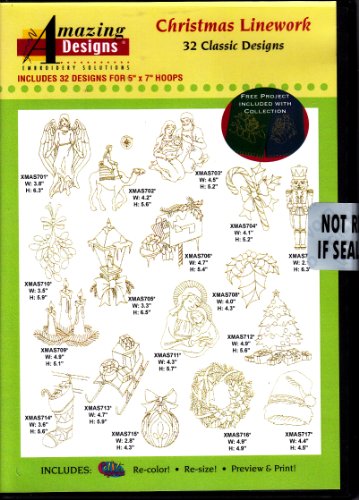 Amazing Designs Quilting Christmas Line Work