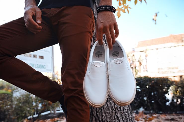 Ccilu XpreSole Cody Men's Slip-On Sneakers, Eco-Friendly, Vegan, Lightweight, Waterproof, High Grip, Comfy, Made from Coffee Grounds3