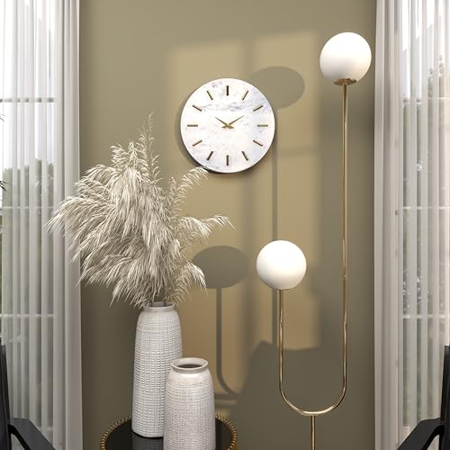Deco 79 67837 Cosmoliving By Cosmopolitan Marble Decorative Wall Clock Wall Clock thumb #6