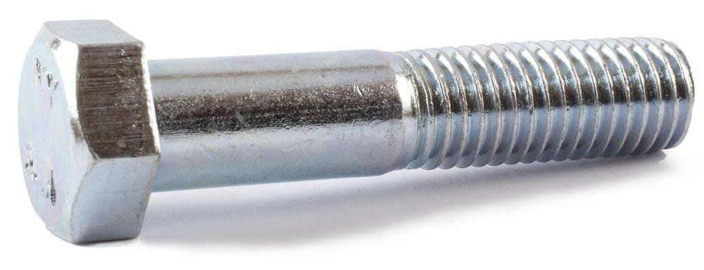 Vis à tête hexagonale faible en acier zingué robuste et durable 1/2-13