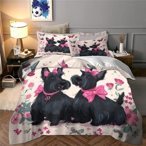 Housse de couette 200x200 abeille dessin animé parure de lit microfibre légère pour garçon - 6