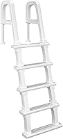 UPHYB 5-Step Pool Ladder with Dual Handrails, Non-Slip Steps & 400lbs Capacity for 47-54" Above Ground Inground Pools, White