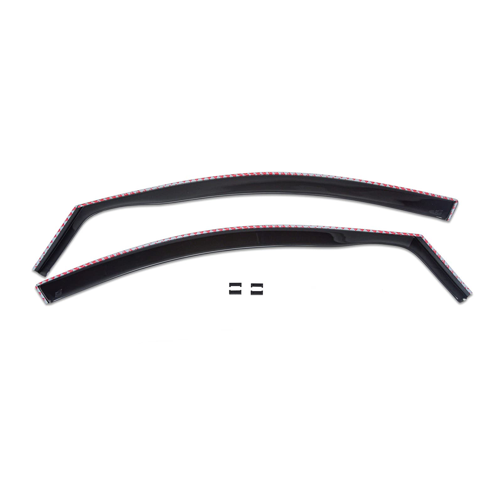J&J AUTOMOTIVE GD Déflecteurs d'air et de Vent pour Volkswagen Caravelle/Multivan/Transporter T6 2015-2019, 2pcs, Teintés, Avant et Arrière, Aérodynamique
