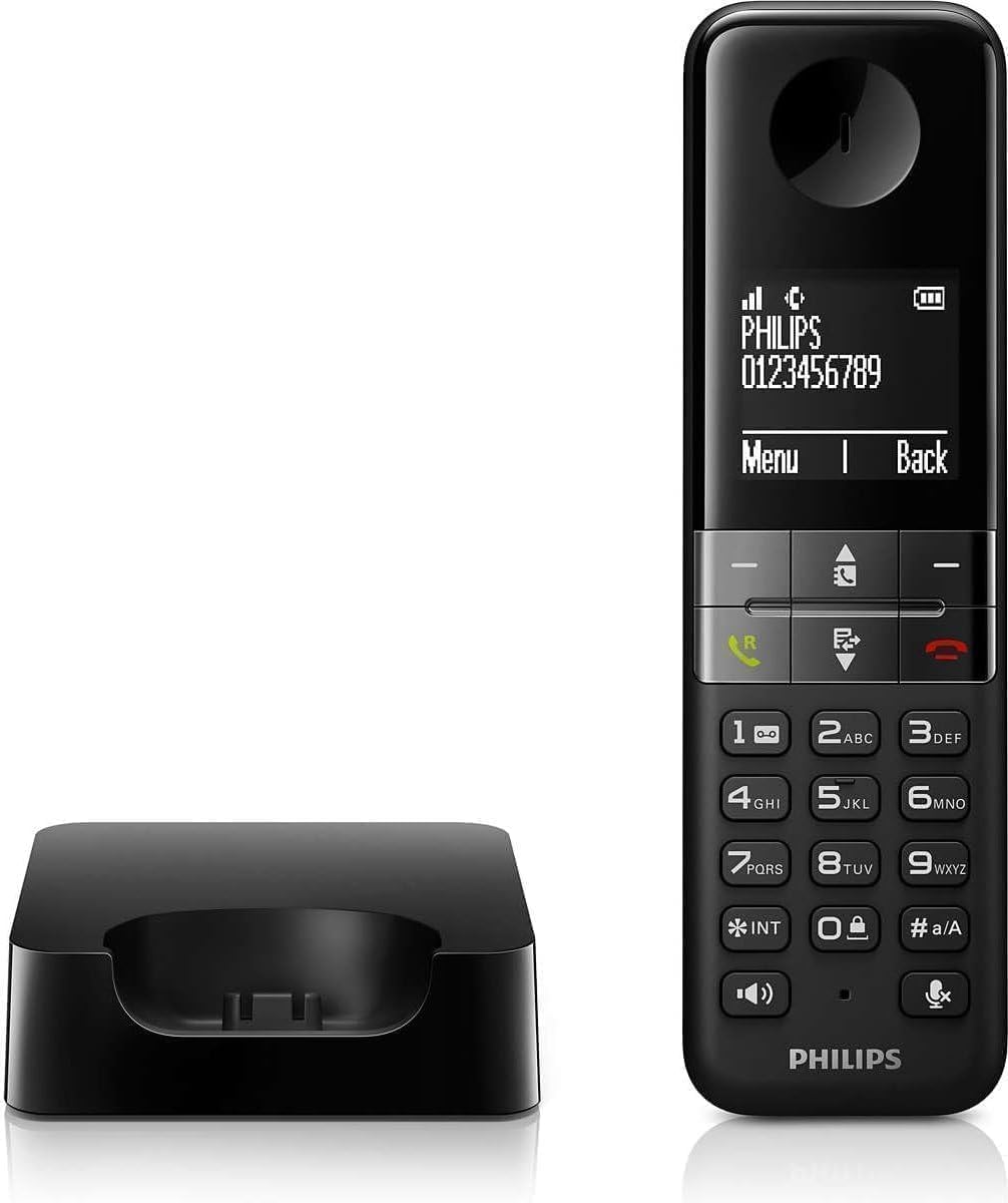 Philips Telefono Inalambrico Casa Linea M4501W/01 Sencillo - Teléfono DECT - Teléfono residencial 1 Auricular Pantalla 1'6" - Agenda - Identificador de Llamadas - Amplia Gama - Blanco — view 11