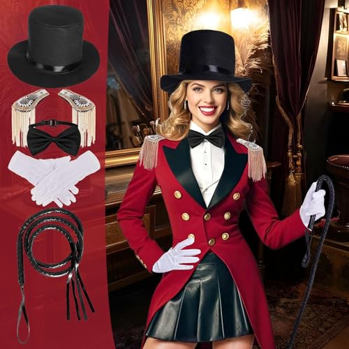 Ensemble chapeau haut-de-forme et accessoires pour fête à thème - 3