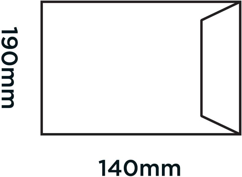 Purely Packaging 190 x 140 mm Board Back Pocket Peel and Seal Envelope - Manilla (Pack of 125)