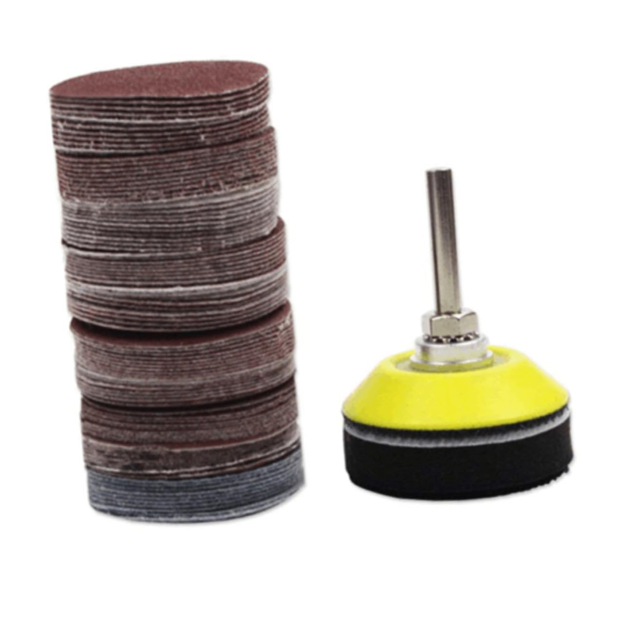 Mobestech 300pezzi Kit Dischi Abrasivi Platorello Include Vetrata Grit Per Smerigliatrici e Utensili Rotativi Per Levigatura e Lucidatura