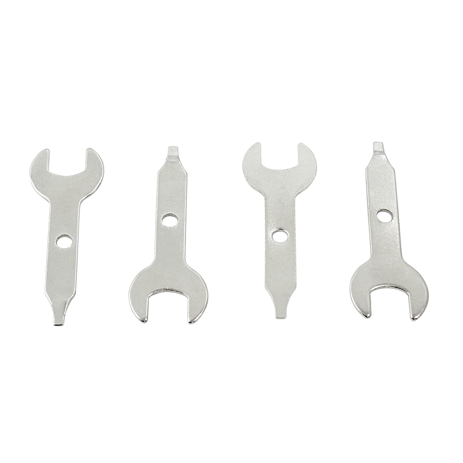 4 Pcs Collet Wrench Key, 3/8 Inch / 9.5mm Stainless Steel Multitool Wrench, Sliver Nut Spanner for Rotary Tool, Engraving Machine