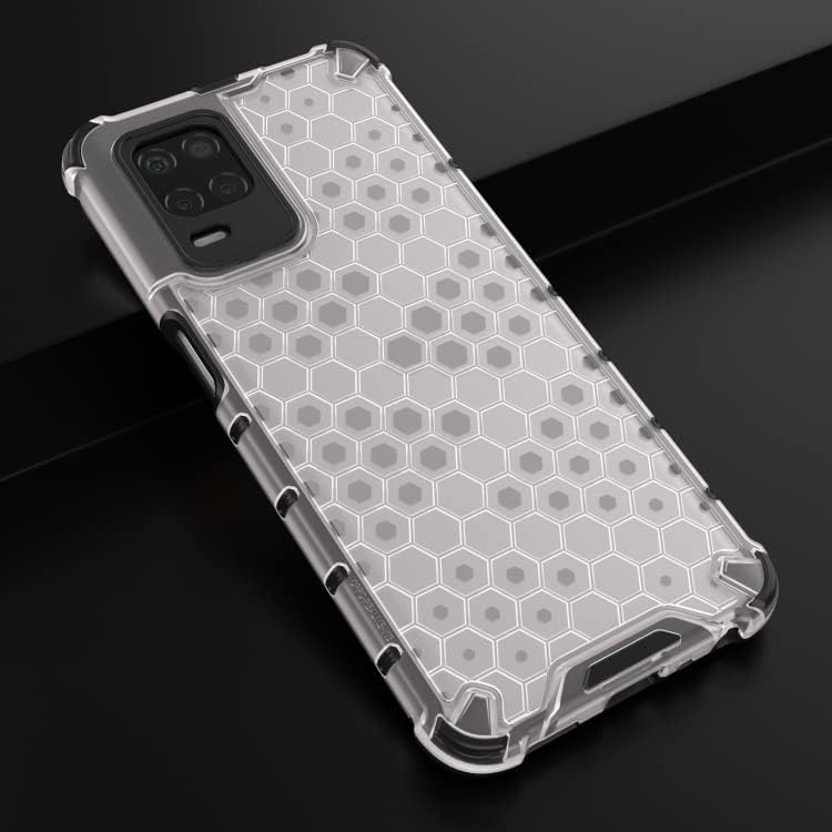 Image of Hard PC Back Case Cover for Realme 8 5G Anti Slip Ultra Thin Shockproof Reinforced Corners (Transparent)
