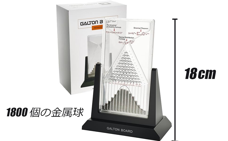 Amazon.co.jp: ダルトンボード/ガルトンボード 効果的な統計法実証実験