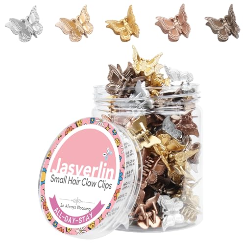 Mini Butterfly Hair Clips for Girls Kids Women - Y2K Small Tiny C...
