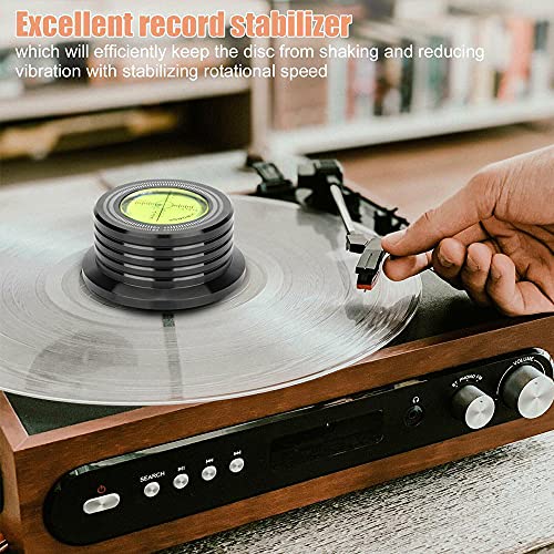 Viborg Audio® 50 Hz 528B Black 3 en 1 Pince Plaque LP Disc Stabilizer Plaque tournante pour Vibrations ausgeglichen Disque Coussin Poids - Les Beatles, Paul McCartney, John Lennon, RIngo Starr, George Harrison Viborg Audio® 50 Hz 528B Black 3 en 1 Pince Plaque LP Disc Stabilizer Plaque tournante pour Vibrations ausgeglichen Disque Coussin Poids – Image 7