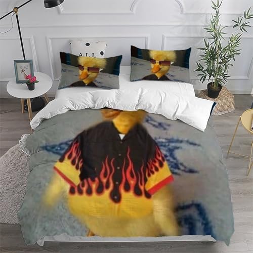 Housse de couette 260x220 sans repassage Animaux Land microfibre