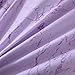 A Nice Night Purple Marble Design Quilt Comforter Set,Soft Lightweight Microfiber Comforter Bedding Set for Men and Women,Purple