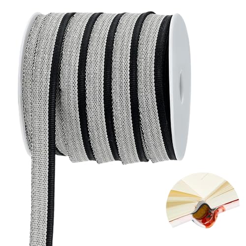 Reliure de livres impeccable avec le ruban en tissu gris résistant PH PandaHall