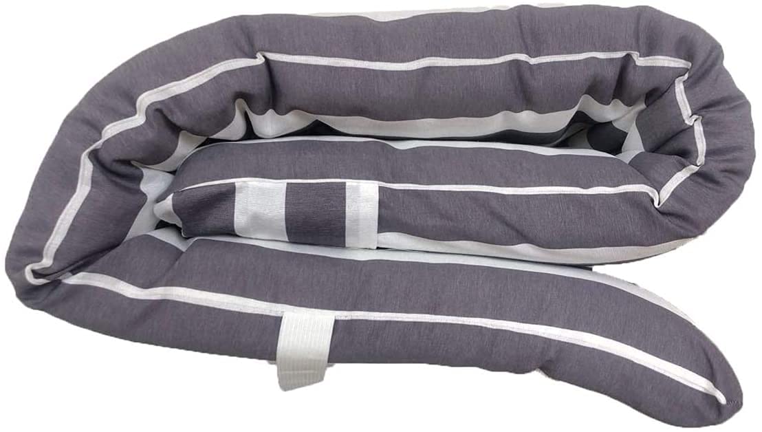 Cojín Colchón para Tumbona o Mueble para Jardín 180X55X5CM (Gris)