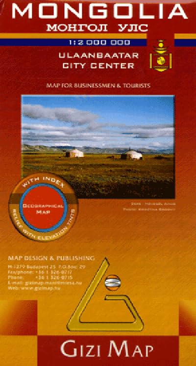 Mongolia Geographic Map