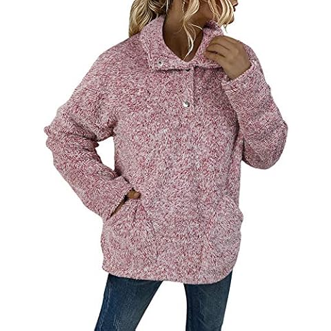 YBENLOVER Women Oversized Sherpa Pullover Fleece Sweatshirt Teddy Hoodie Fuzzy Tops with Pockets Wine Red Cover