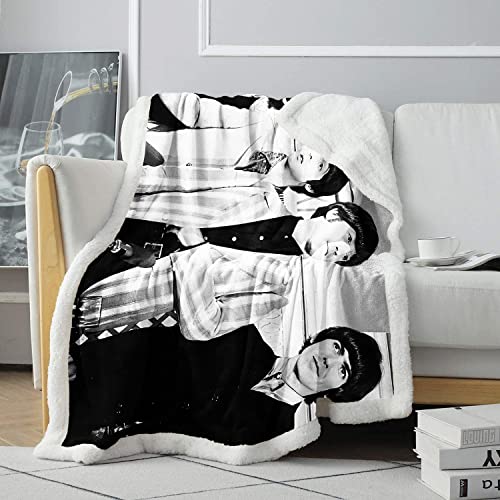 Couverture Sieste Groupe Rock Britannique Impression Sherpa Fleece Quilt Throw Blanket The Beatles Room Decor Fuzzy Blanket Ringo Starr Fuzzy Blanket for Sofa Bed Couch All Seasons 80x120cm - Les Beatles, Paul McCartney, John Lennon, RIngo Starr, George Harrison Couverture Sieste Groupe Rock Britannique Impression Sherpa Fleece Quilt Throw Blanket The Beatles Room Decor Fuzzy Blanket Ringo Starr Fuzzy Blanket for Sofa Bed Couch All Seasons 80x120cm