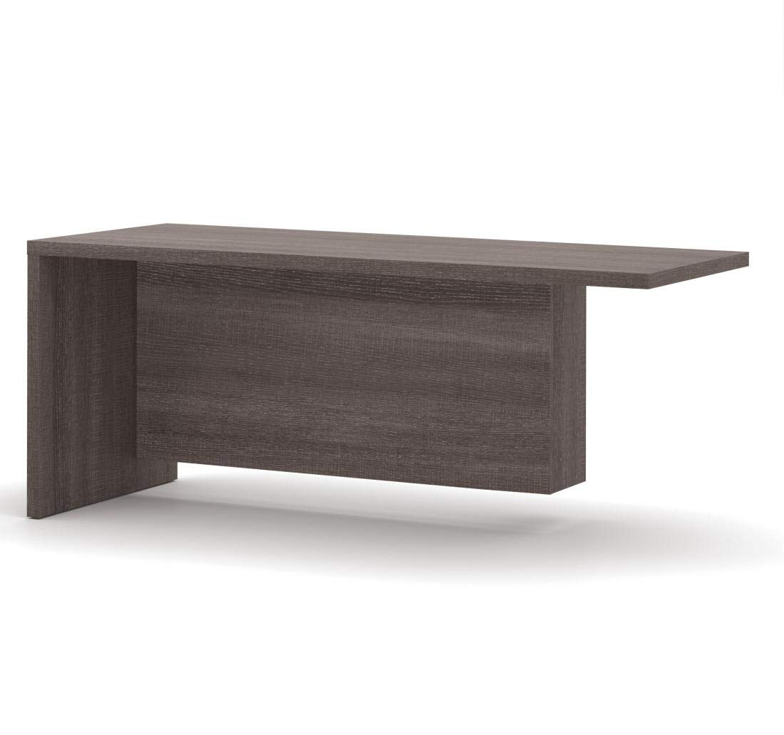 Bestar Pro-Linea Return Table, Bark Grey