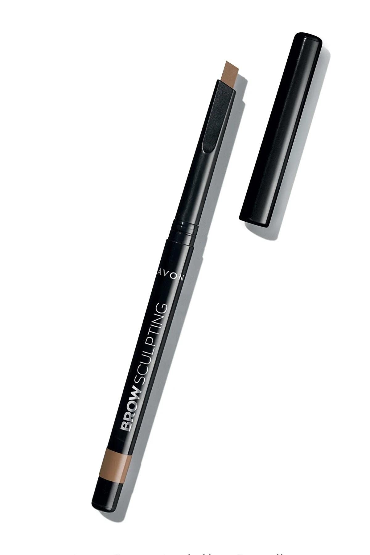 Brow Sculpting Pencil Light Brown, with a Slanted Tip for a Professional, Bold Brow in Seconds, Smudge-Proof, Budge-Proof and Waterproof Formula, 0.28g