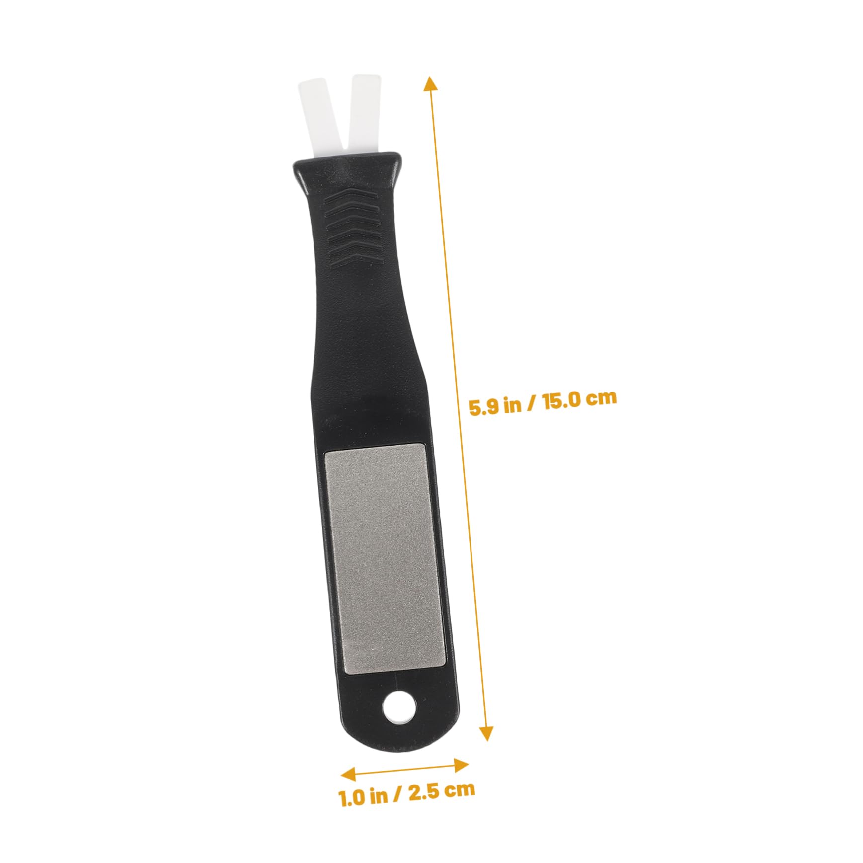 BESPORTBLE 5pièces Aiguiseur Portable De Lames pour Patins à Glace Outil Multi-Usage pour Affûtage De Lames De Hockey Et Ski Inclus Manuel Utilisation Et Bloc De Pratique pour Débutants