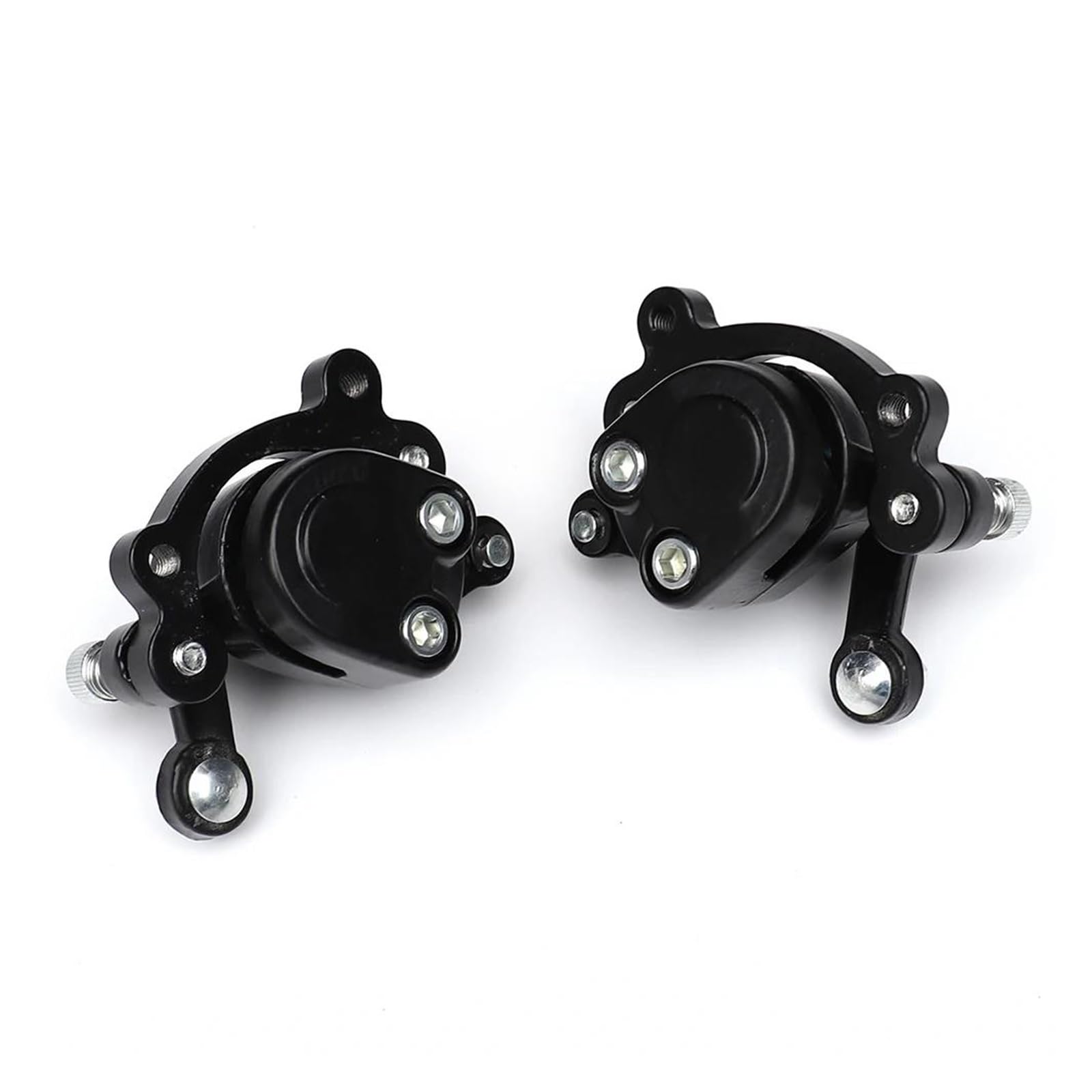 Front Hydraulic Disc Brake Caliper For 2 stroke 47cc 49cc pocket bike pit MI&NI moto bike atv quad engine gas scooter parts Rear/Front brake caliper accessories(Blackone)
