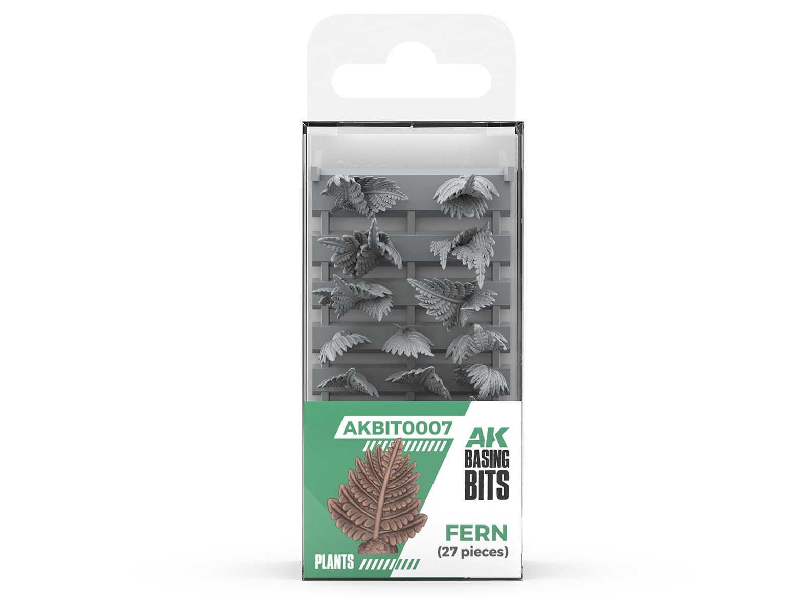 Ak Interactive Ak Resin Akbit0007 Fern - Basing Bits (25Pcs)